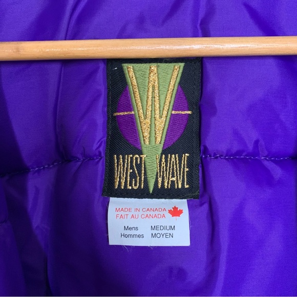 VTG WestWave Mens Winter Coat Medium Gortex Coloblock Ski Bright Pink Canada - Picture 7 of 10